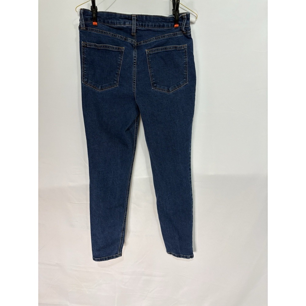 No Boundaries Womens Skinny Jeans Size 8 Dark Wash Blue Denim 5-Pocket Regular - Picture 4 of 5